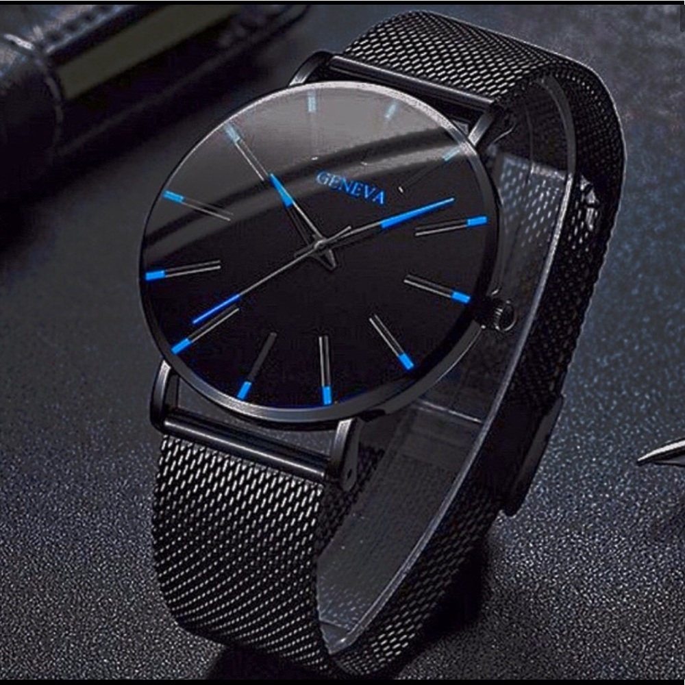 Stainless Steel Geneva Luxury Watch Brand New